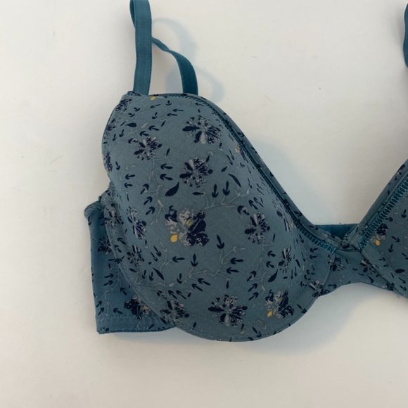 Lucky Brand Blue Floral Demi Bra - Picture 2 of 7